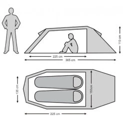 Stoic AdakSt. II 2P - 2-Personen Zelt -Zeltglanz Geschaft stoic adakst ii 2p 2 personen zelt detail 12