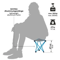 Uquip Trinity M - Campingstuhl -Zeltglanz Geschaft uquip trinity m campingstuhl detail 3